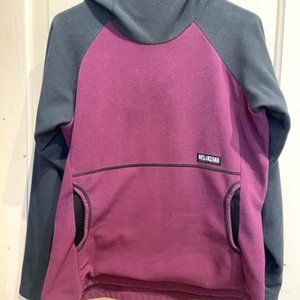 Melanzana Womens Wind Pro Hoodie Gray and Purple Size Small